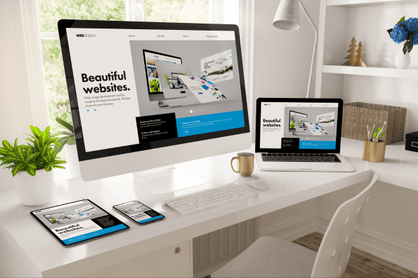 website development for small businesses or trades.